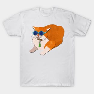 Paper Cut Cats Series! Cool Guy T-Shirt